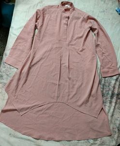 Peach High-low Top