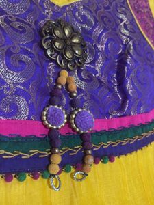 Yellow Anarkali Kurta Set