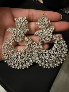 Jhumka Earrings with Maangteeka