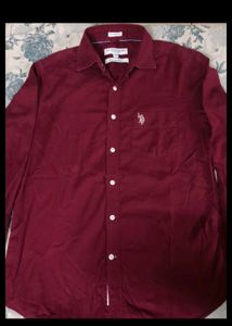 U.S. Polo Assn. Maroon Shirt