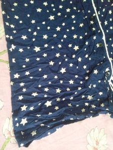 Star Print Pajama Top