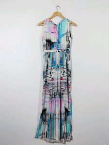 Multicolour Printed Long Dress (Women)