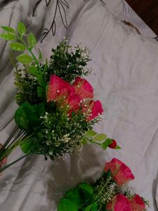 Artificial Flowers 💐 Bouquet 💐set Of 2