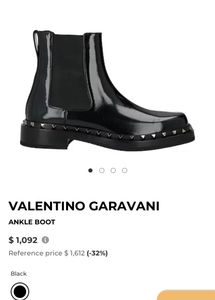 Black Punk  Studded Authentic Garavani Valentino P