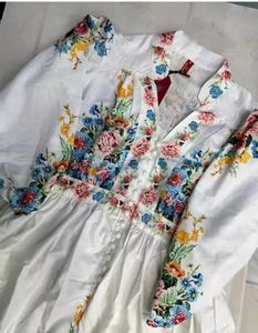 Vibrant Floral Print Mini Dress