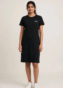 Fila Black T-Shirt Dress