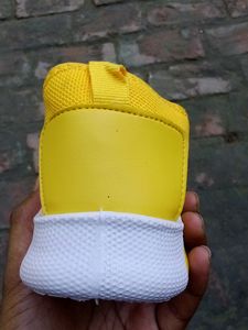 DARK YELLOW And White Combination Of Shoe for Men