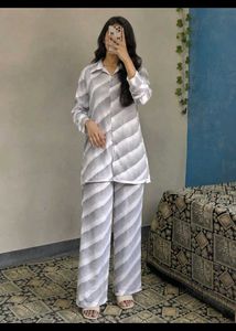 Chic Striped Co-ord Set