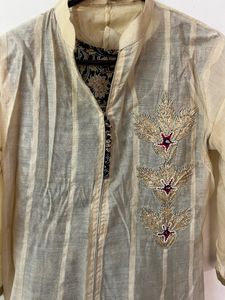 Anarkali Style Kurta With Inner And Embroidery
