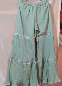 sea green gharara set