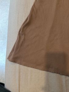 Ribbed Knit Square Neck Mini Dress