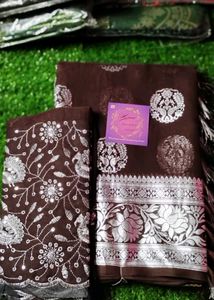 😍😍ELEGANT Geogette Partywear Saree