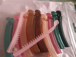 EVOGIRL brand set of 10 Colorful Banana Hair Clips
