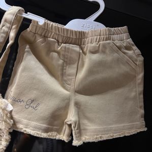 Cute Heart Design Top and Shorts Set