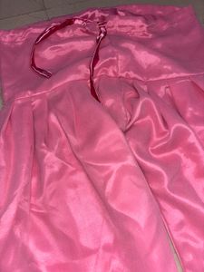 Vibrant Pink Silk Palazzo Pants