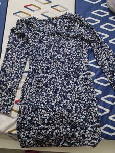 Chic Floral Ruched Strechable V-Neck Dress