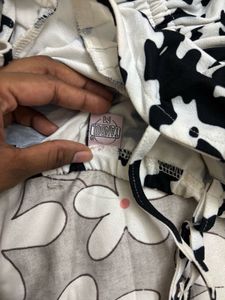 Ruched Cow Print Mini Dress