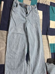 Wide Leg Denim Jeans