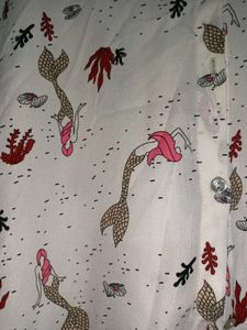 Zara Mermaid Print Blouse