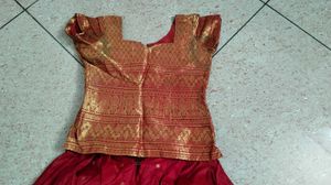 Tradition Ethnic Skirt And Top (Silk)
