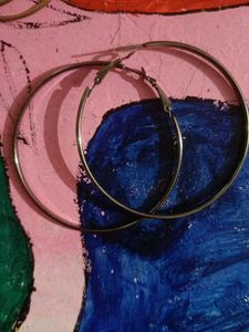 Chunky Hoop Earrings Set