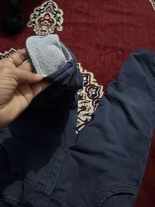 Boys furry quilt Blue Pants