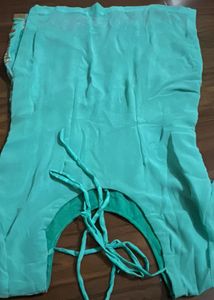 Beautiful Teal Ethnic Skirt Suit