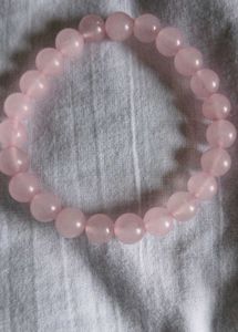 Rose Quartz Angel &amp; Bracelet Combo
