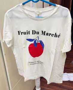 H&M Fruit Du Marche Graphic Tee