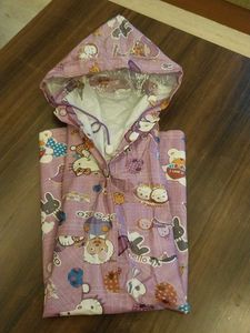 hurry up Cute Cartoon Print Hooded