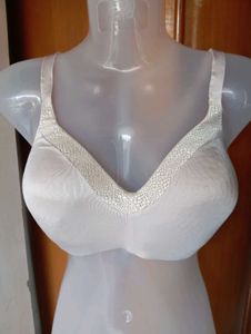 Elegant satin bra with snake print trim
