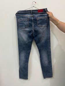 Blue Wash Denim Jeans