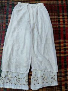 Elegant White Palazzo Pants xxl