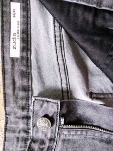 Women Straight Fit High Rise Grey Jeans