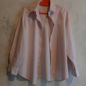 Striped Button-Down Shirt