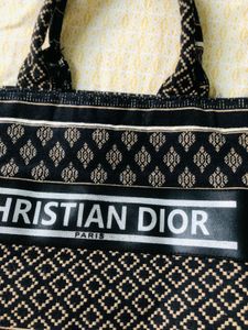 Christian Dior Inspired Tote Bag