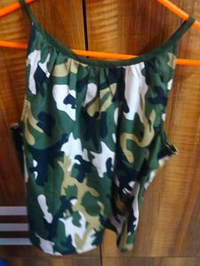 Camo Print Tank Top
