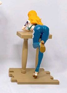 One Piece Nami On Table Action Figure