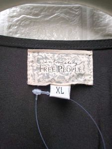 New with tag Korean Embellished Black Kurta Top