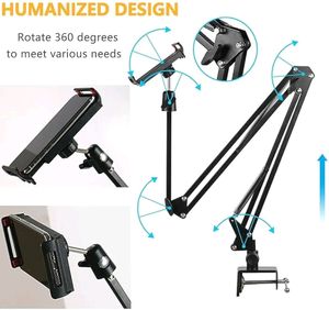 Long Arm Phone Stand 360° Flexible