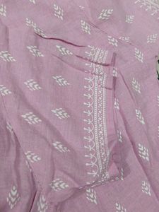 Light Purple Printed Kurta