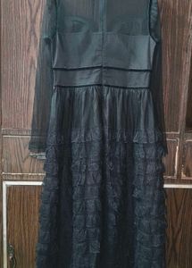 Elegant Black Lace Dress