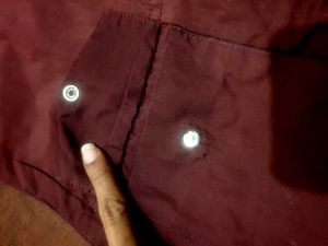 Maroon Sleeveless Jacket