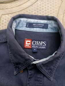 Chaps X Ralph Lauren Dark Blue Button-Up Shirt