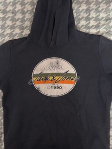 Men's Navy Blue Graphic Hoodie