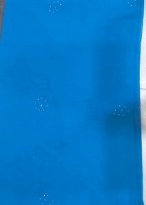 Beautiful Blue Embellished Saree