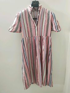 Striped Midi Dress
