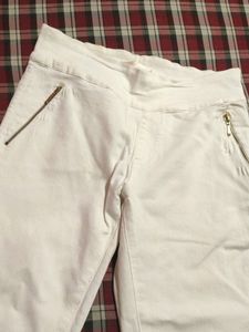 High Waist White Jeans 28 SiZe