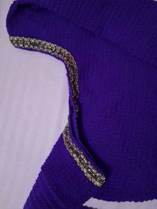 Beautiful Purple Embellished Blouse