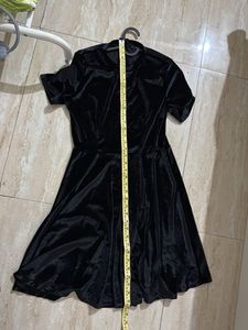 Black Velvet Mini Dress